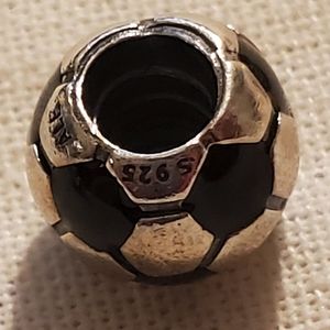 Pandora Retired Soccer Ball Charm